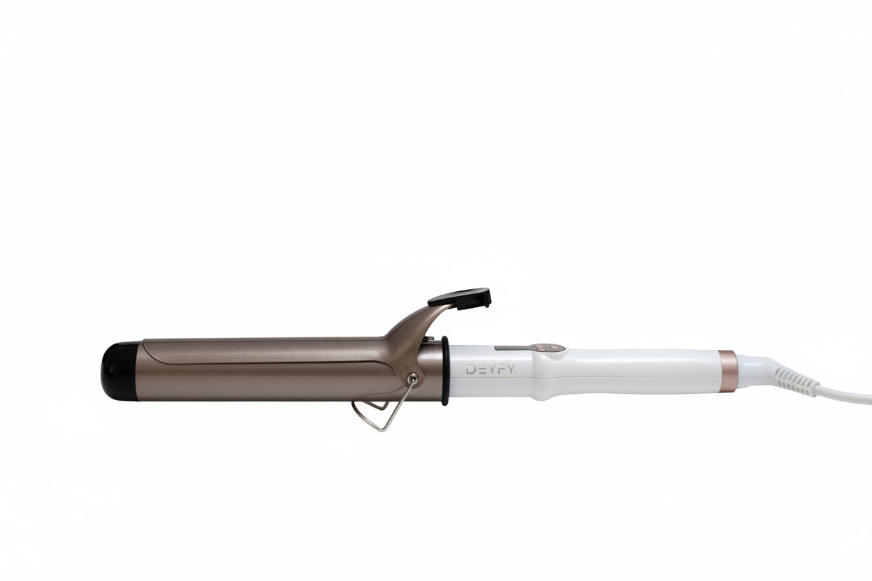 Hair straightener on a white background